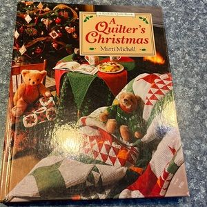 Hardcover book- A Quilter's Christmas by Marti Michell